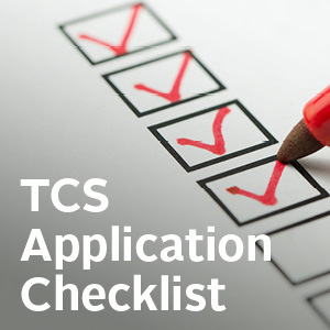 TCS Application Checklist